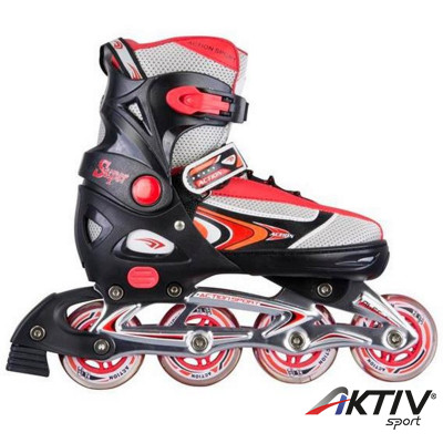 Csomagolás nélküli görkorcsolya Nils PW-126B piros EU29-32