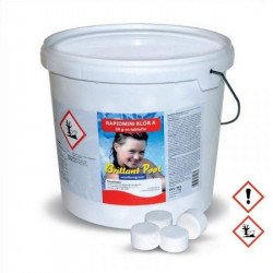 Mini klórtabletta 5 kg Medence vegyszer Brillant Pool