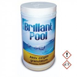 Aktív oxigén granulátum 1 kg Medence vegyszer Brillant Pool