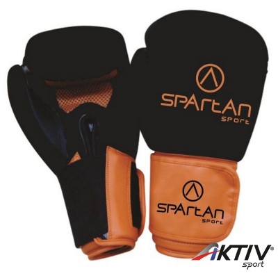 Bokszkesztyű fekete-narancs 12 oz