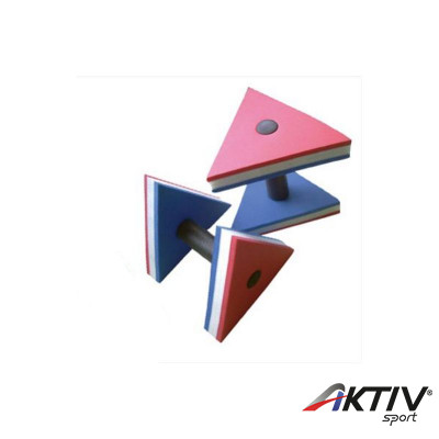 Vízi súlyzó háromszög alakú