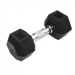 Hatszögletű gumírozott kézisúlyzó Trendy 3 kg Fitness Trendy