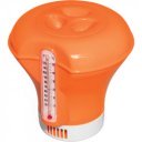 Úszó vegyszeradagoló hőmérővel Bestway narancssárga