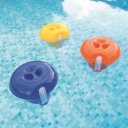 Úszó vegyszeradagoló hőmérővel Bestway narancssárga