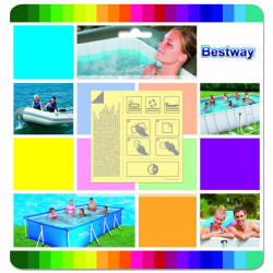 Javító készlet víz alatti 6,5x6,5 cm Medence kiegészítők Bestway