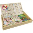 Rajztábla fa dobozban