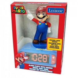 Ébresztő óra éjszakai fénnyel és hanggal Mario Játék Vegatoys