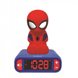 Ébresztő óra éjszakai fénnyel és hanggal Spider-Man