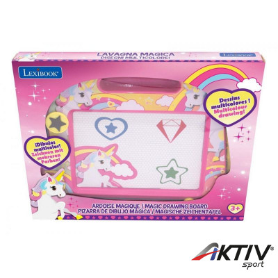 Rajztábla mágneses, kiegészítőkkel A5 formátum Unikornis