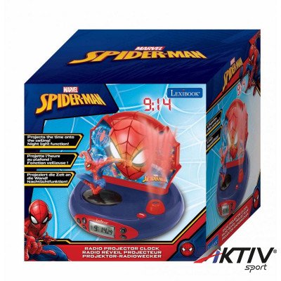 3D Kivetítős óra hangokkal Spider-Man
