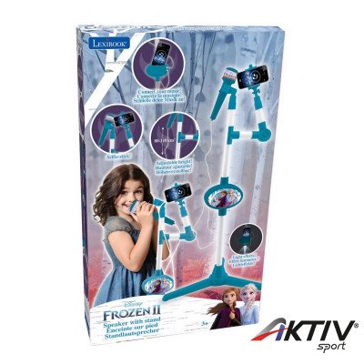 Mikrofon világító állvánnyal, hangszoróval Jégvarázs II