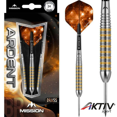 Dart szett Mission Ardent front grip ring, réz 24 g