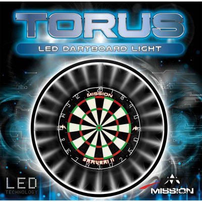 Világítás darts táblához Mission Torus