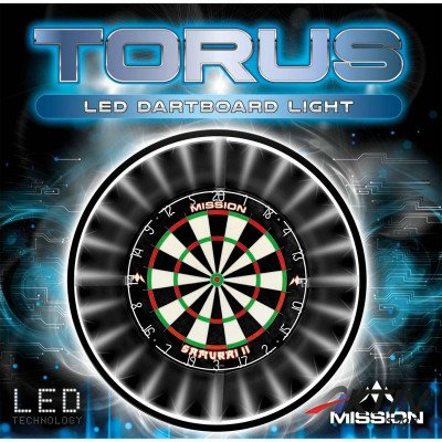 Világítás darts táblához Mission Torus