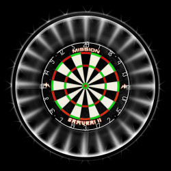 Világítás darts táblához Mission Torus