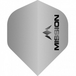 Darts toll Mission Logo No2 matt ezüst std 100 mikron Játék Mission