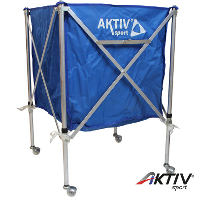 Szépséghibás labdatartó kocsi Aktivsport összecsukható 61x61x86 cm
