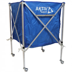 Szépséghibás labdatartó kocsi Aktivsport összecsukható 61x61x86 cm Sportszer Aktivsport