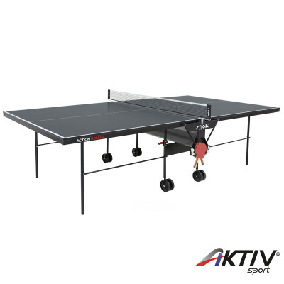 Stiga beltéri ping-pong asztal Action Roller szürke
