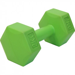 Kézisúlyzó cementes Aktivsport 2 kg zöld Fitness Aktivsport