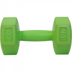 Kézisúlyzó cementes Aktivsport 2 kg zöld