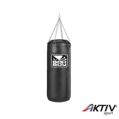 Bokszzsák Bad Boy 80 cm fekete-fehér töltött