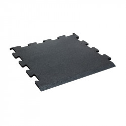 Talajvédő puzzle sportpadló szegély elem Trendy Segura 100x100x1,5 cm fekete