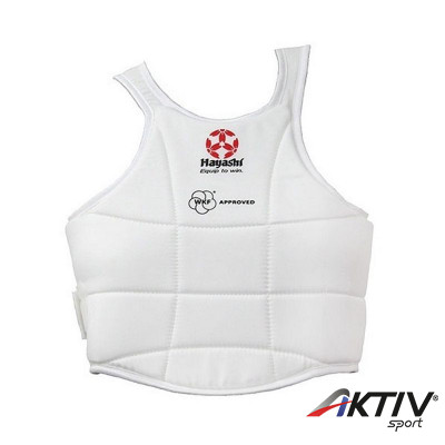 Mellkasprotektor Hayashi WKF fehér