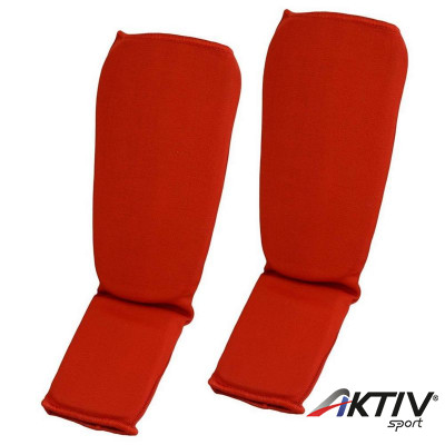 Lábfejes lábszárvédő Phoenix pamut piros