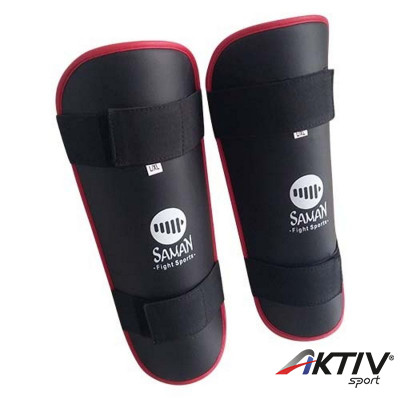 Lábszárvédő Saman Eco műbőr fekete XXL