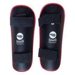 Lábszárvédő Saman Eco műbőr fekete XXL