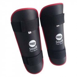 Lábszárvédő Saman Eco műbőr fekete XXL Sportszer Saman