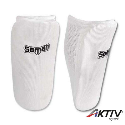 Lábszárvédő Saman elasztikus szivacs betéttel fehér XL