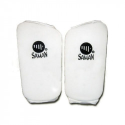 Lábszárvédő Saman pamut szivacs betéttel fehér Sportszer Saman