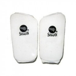 Lábszárvédő Saman pamut szivacs betéttel fehér Sportszer Saman