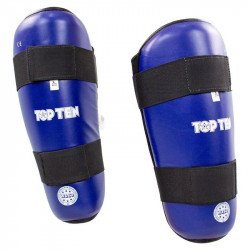 Lábszárvédő Top Ten WAKO Style műbőr kék Sportszer Top Ten