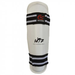 Lábszárvédő Wacoku WTF műbőr fehér XL
