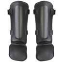 Thai box lábfejes lábszárvédő Phoenix bőr fekete XXL