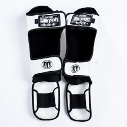 Thai lábszárvédő Saman Colours 1985 műbőr fekete-fehér