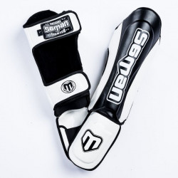 Thai lábszárvédő Saman Colours 1985 műbőr fekete-fehér