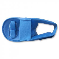 Lábfejvédő Saman karate PU kék XS