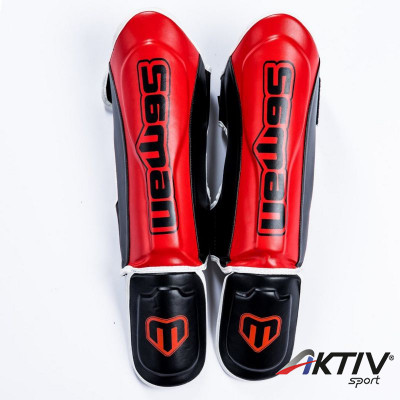 Thai lábszárvédő Saman Colours 1985 műbőr piros/fekete XL