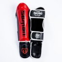 Thai lábszárvédő Saman Colours 1985 műbőr piros/fekete XL