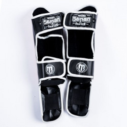 Thai lábszárvédő Saman Colours 1985 műbőr piros/fekete XL