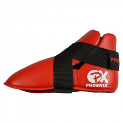 Lábfejvédő Phoenix Kick-Box tépőzáras piros