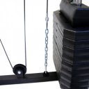 Csomagolás sérült fitness Center kondigép Aktivsport Trainer fekete