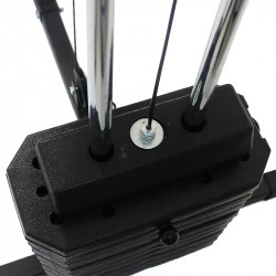 Csomagolás sérült fitness Center kondigép Aktivsport Trainer fekete