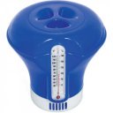 Úszó vegyszeradagoló hőmérővel Bestway kék