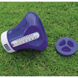 Úszó vegyszeradagoló hőmérővel Bestway kék