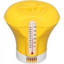 Úszó vegyszeradagoló hőmérővel Bestway sárga